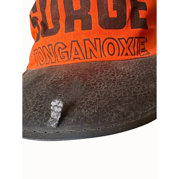 Vintage Surge Tonganoxie Orange & Black painters Cap Size M - Picture 2 of 8